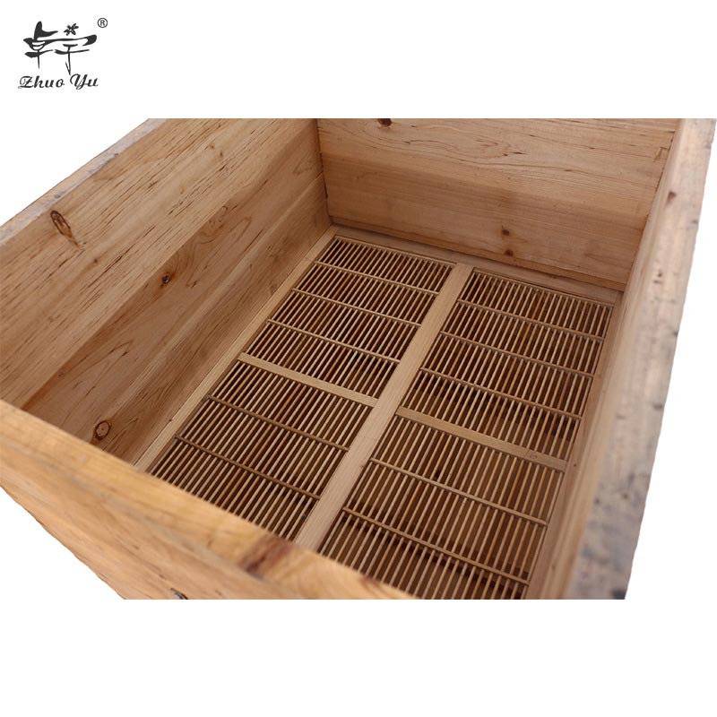 Manufacturer National 2 Level Deep Box and Super Box Honey Bee Hive Bee House 10 Frames Langstroth Fire Fir Wood Beehive