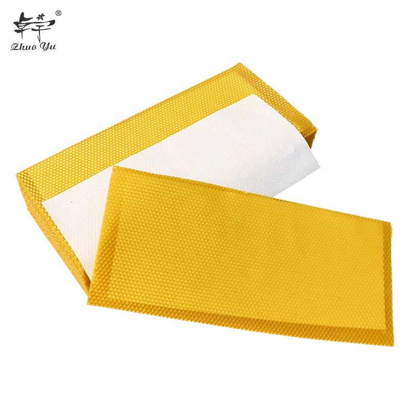 Beekeeping Tools Premium Grade Food Grade 100% Pure Yellow Beeswax Comb Foundation Sheet for Bee Frames