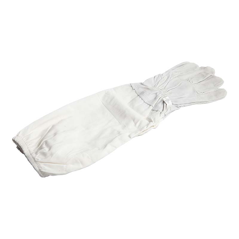 Beekeeping Gloves White Sheep Skin And Cotton