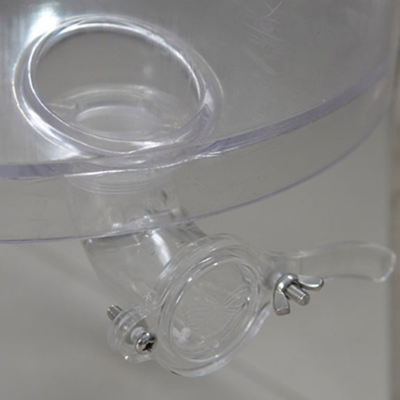 transparent honey extractor