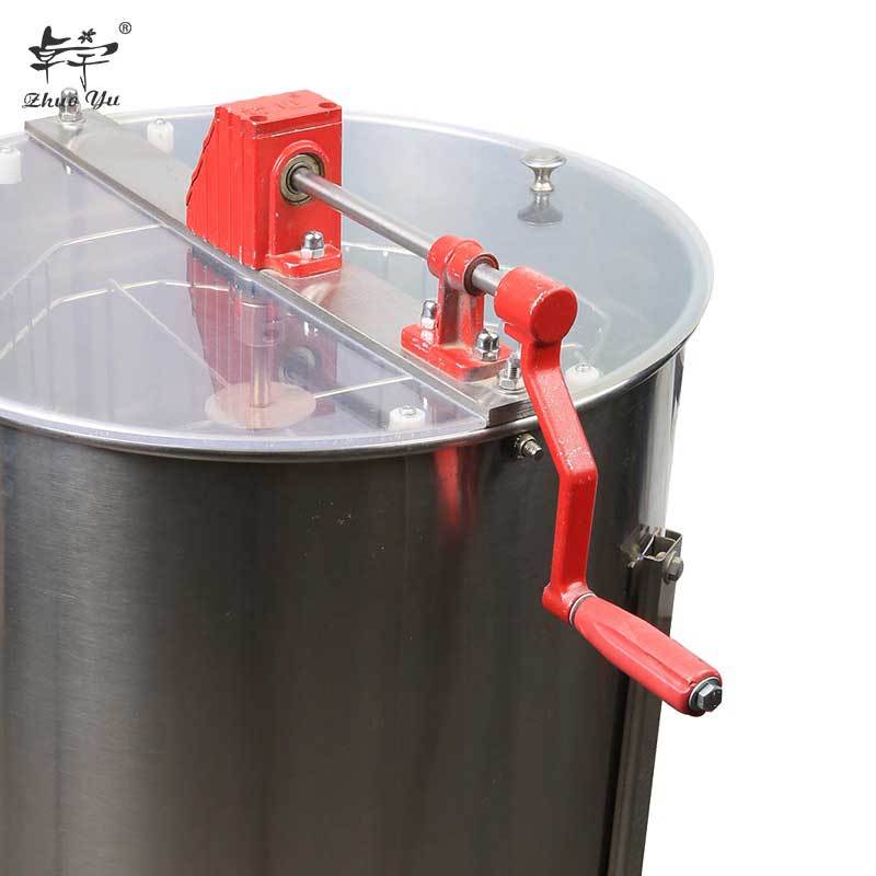 4 frames manual honey extractor