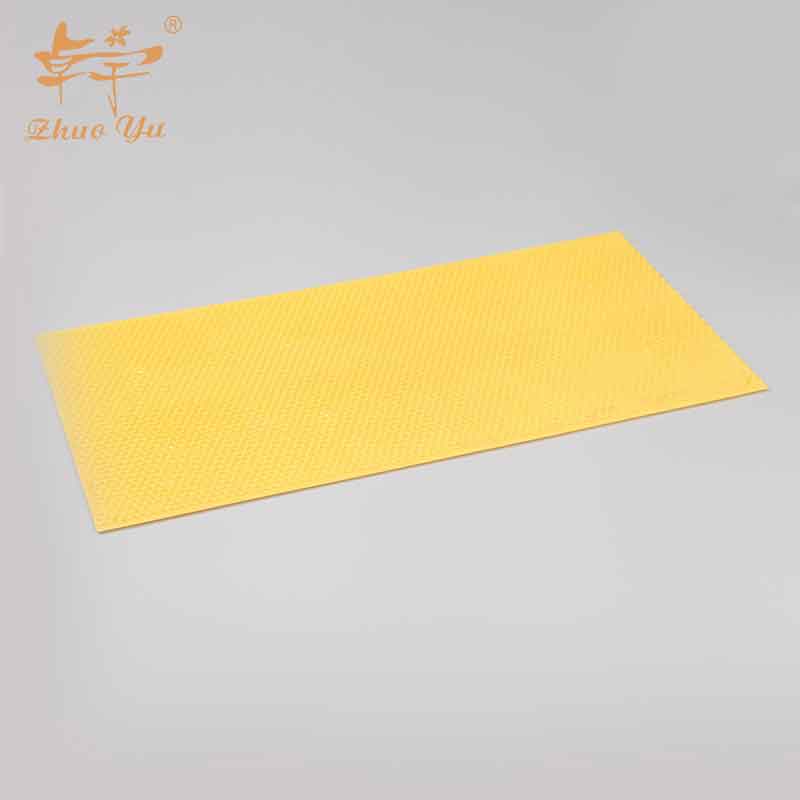 2021 Wholesale Factory Directly Supply Plastic Honey Bees Wax Beeswax Comb Honeycomb Frame Foundation Sheet for Beekeeping