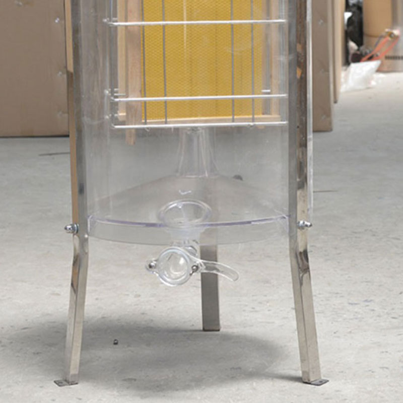 transparent honey extractor