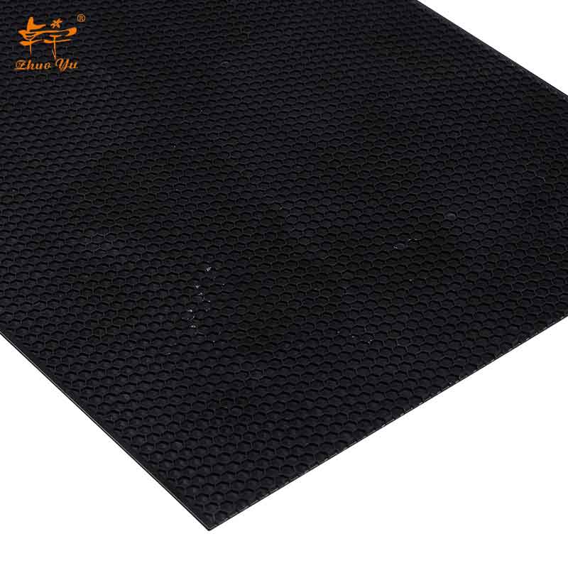 Black-plastic-beeswax-foundation-sheet-1