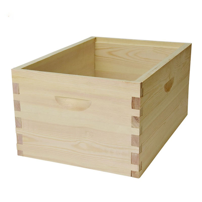Hot Selling Wooden Deep Honey Bee Hive Body 10 Frame Bee Box