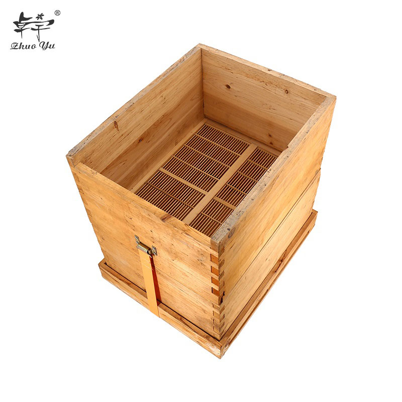 Manufacturer National 2 Level Deep Box and Super Box Honey Bee Hive Bee House 10 Frames Langstroth Fire Fir Wood Beehive