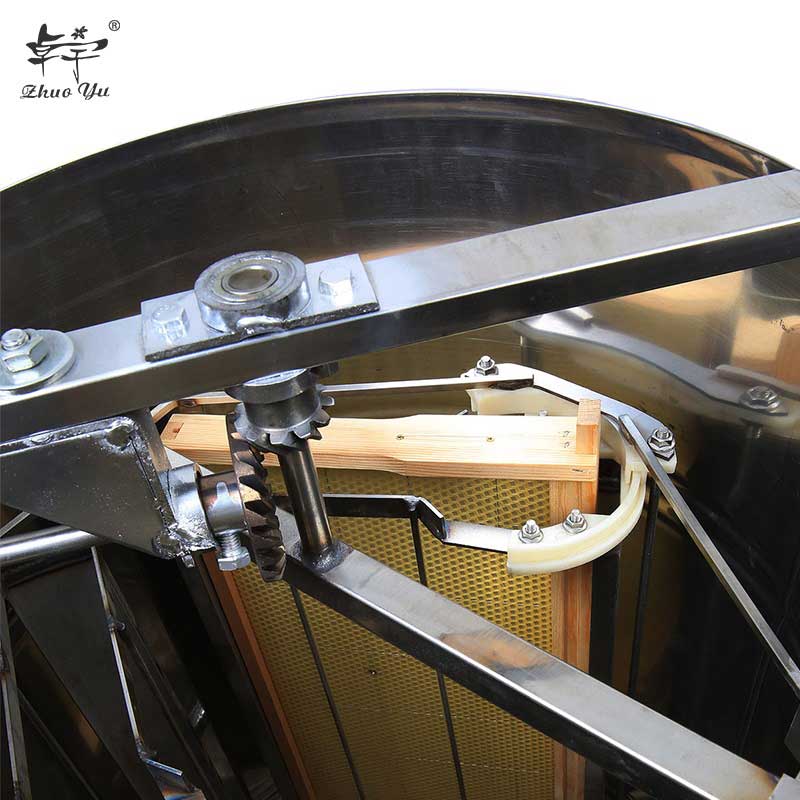 Fully Enclosed 2 Frame Manual Radial Honey Extractor / Stainless Steel Honey Centrifuge From Manufacture Beekeeping Tools