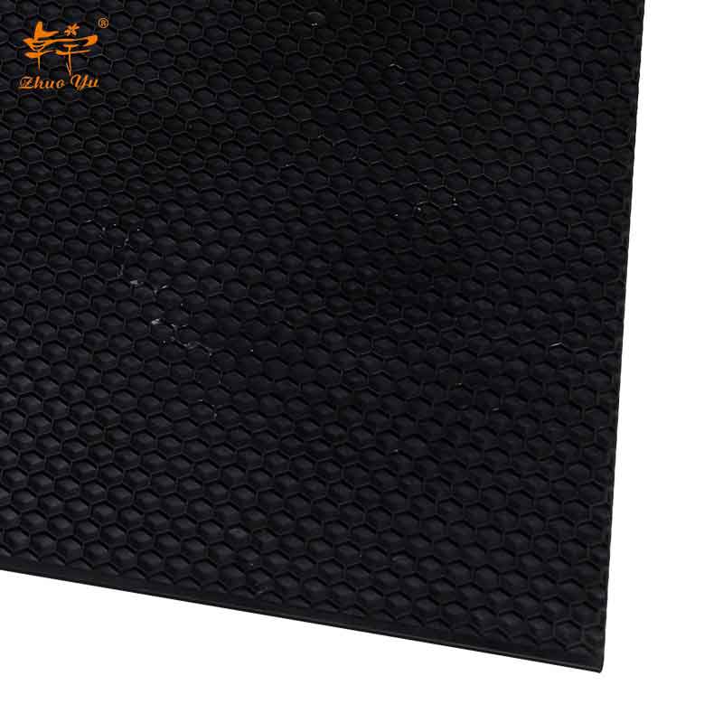 Black-plastic-beeswax-foundation-sheet-1