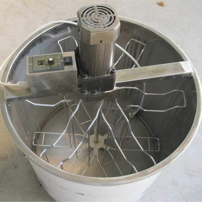 6 frames electrical honey extractor