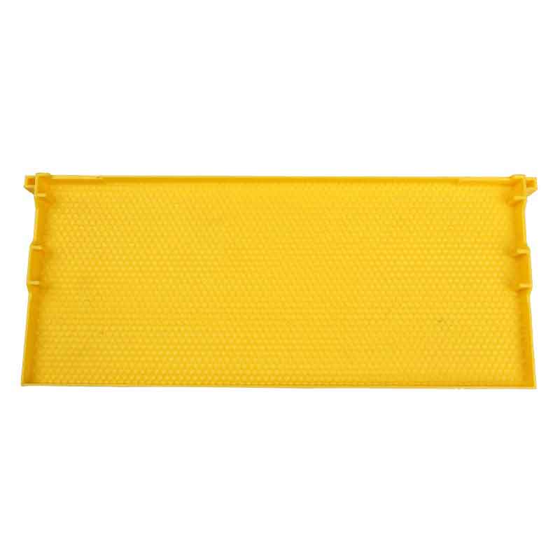 China Yellow Honey Bee Hive Frame Plastic Foundation Sheet and Beeswax Foundation Sheet Beekeeping Tools
