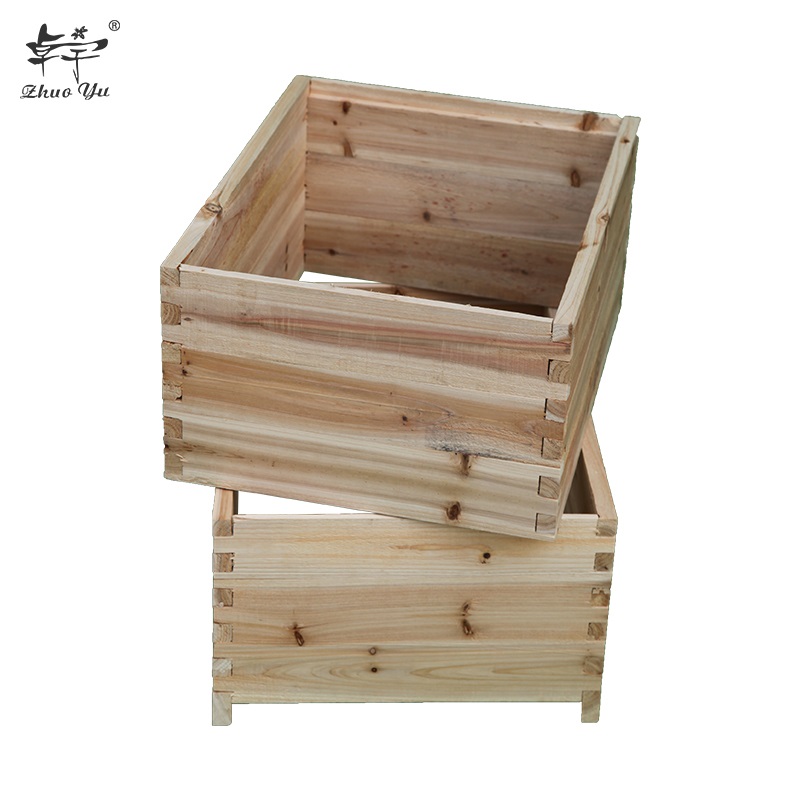 New Products Factory Price Wooden Honey House Manufacturers Australian 8 frames Beehive Box Bee Hive