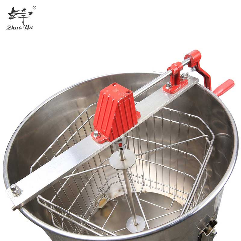 Beekeeping Equipment Bee Tools 4 Frames Automatic Manual Stainless Steel Honey Centrifuge Honey Extractor