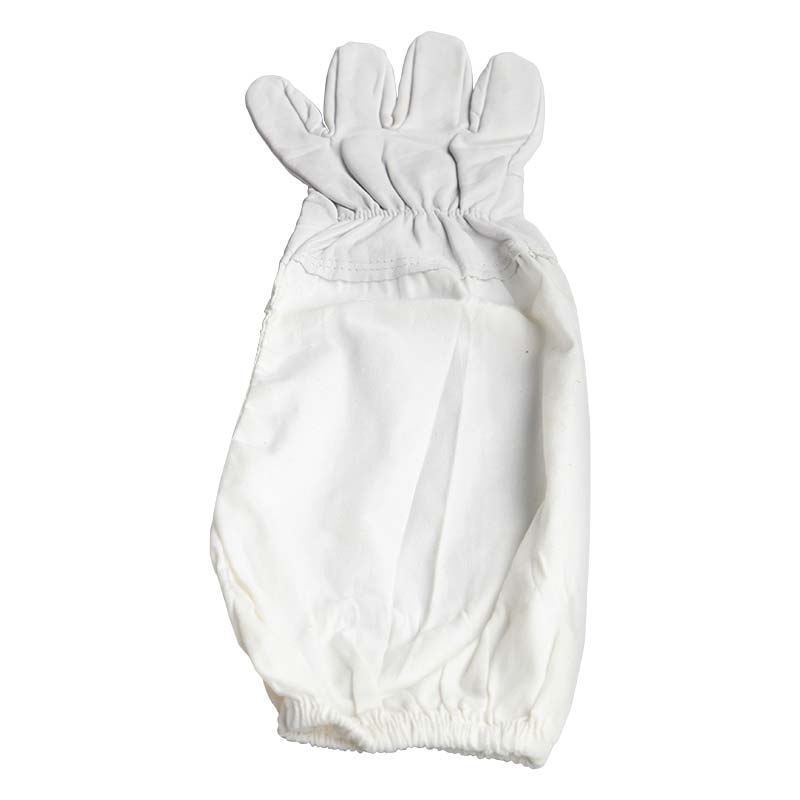 Beekeeping Gloves White Sheep Skin And Cotton