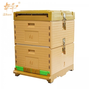 Platstic-Beehive-1 Beekeeping Equipment Plastic Polystyrene Bee Hives Langstroth Plastic Beehive For Apis Mellifera