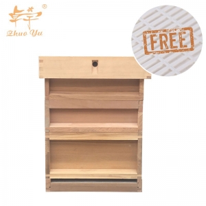 british-beehive-1 High Quality British National Beehive for Manufacturers Beekeeping Equipment Box Beehive Farms 6 Months Provided