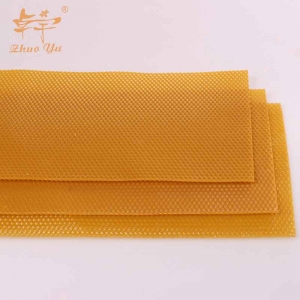 pure-Beeswax-foundation-sheet-1 2022 Natural Bee Wax Beeswax Foundation Pure Honey Beeswax Comb Sheet for Beekeeping