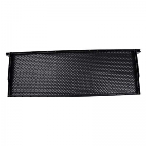 black-plastic-frame-with-comb-foundation-1 Beekeeping Tools Black Short Unibody Bee Frame Plastic Foundation Sheet Honey Comb Frame