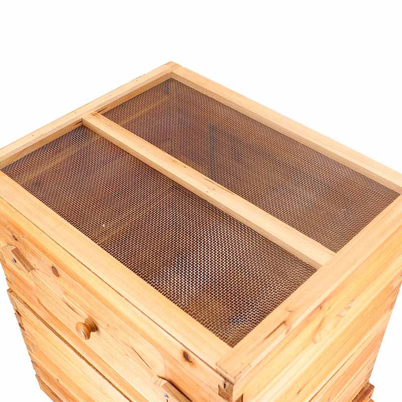 3 Chinese Wax-Coated Cedar Wood Automatic Self-Flowing Honey Bee Hive & 7 Auto Frames Apiculture Beekeeping Equipment Tool Beehive