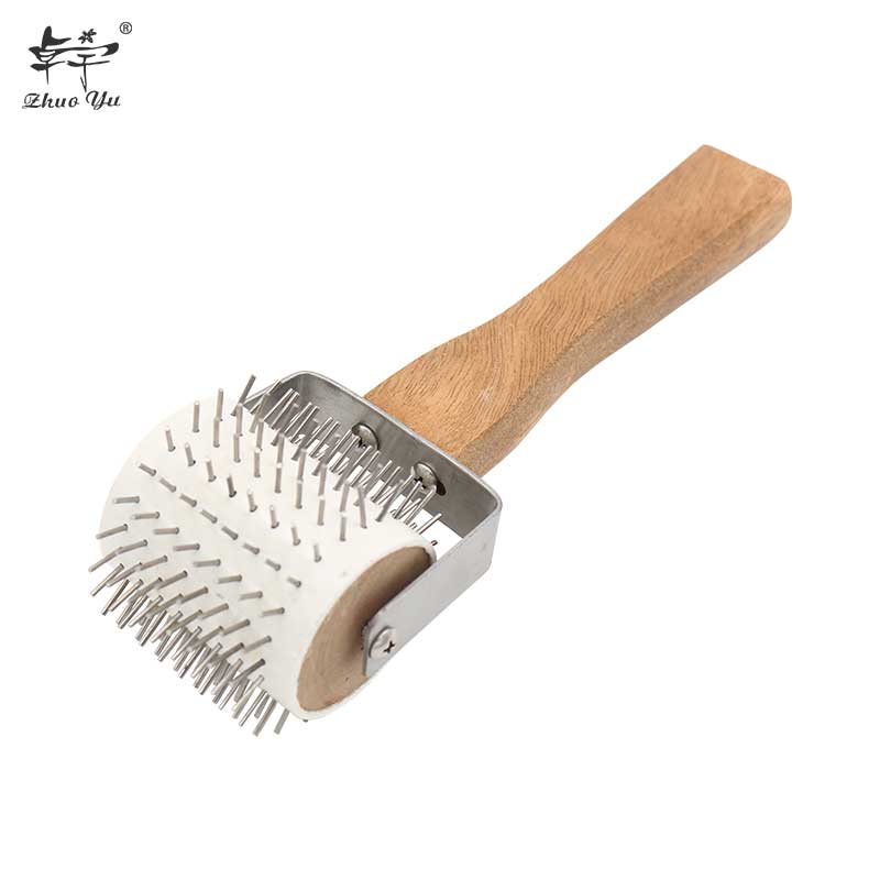 Wheel Uncapping Fork Gear Bee Honeycomb Rake Needle Roller Honey Extracting Tool Beekeeping Supplies Tools