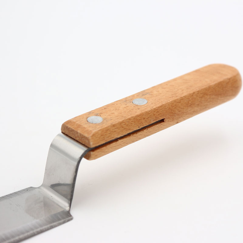 Stainless Steel Wood Handle Flat Cut Honey Uncapping Knife Honeycomb Scraper