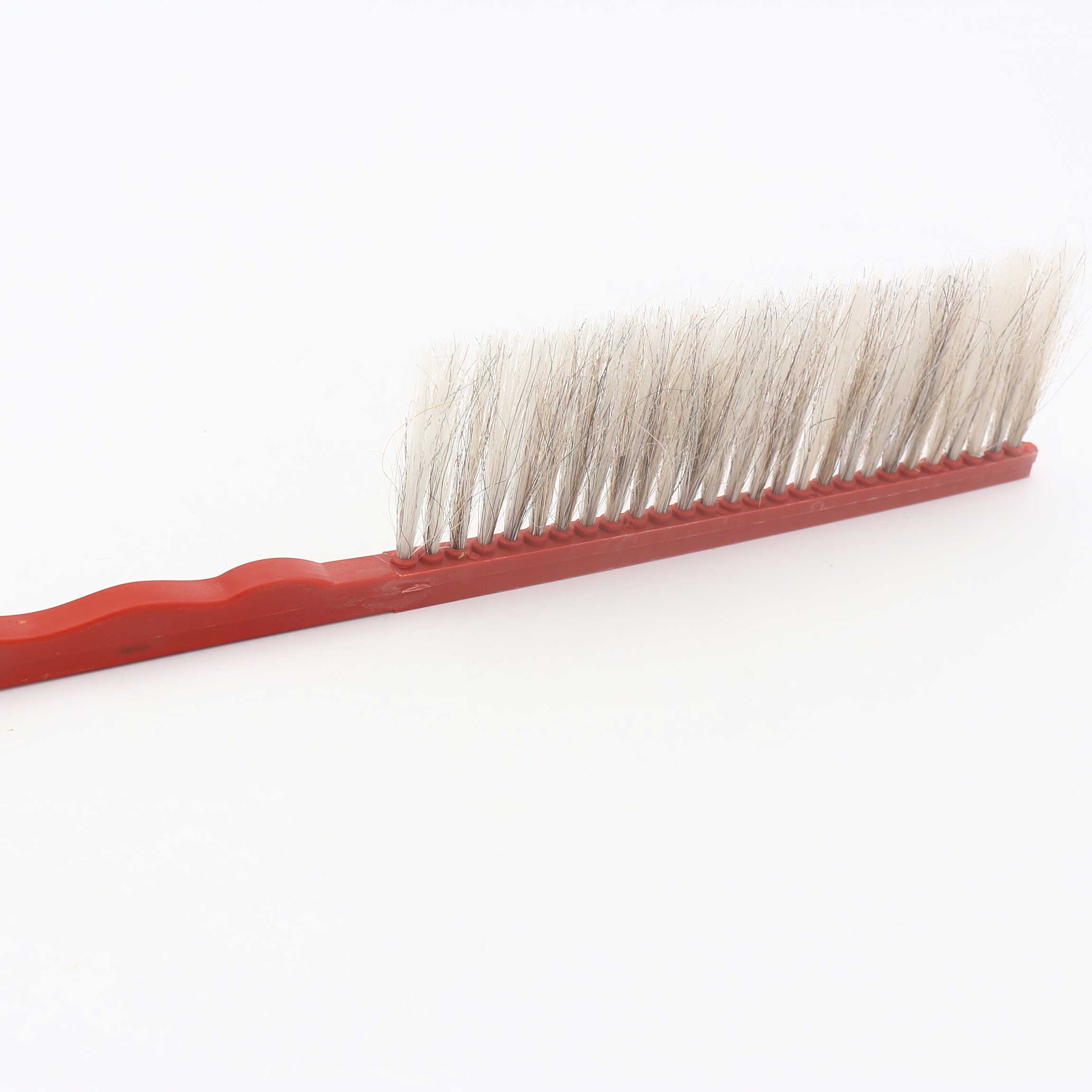 Red Plastic Handle Bee Brush