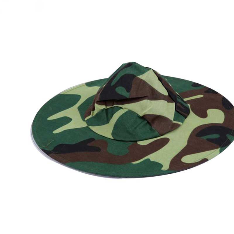 Camouflage beekeeping hat