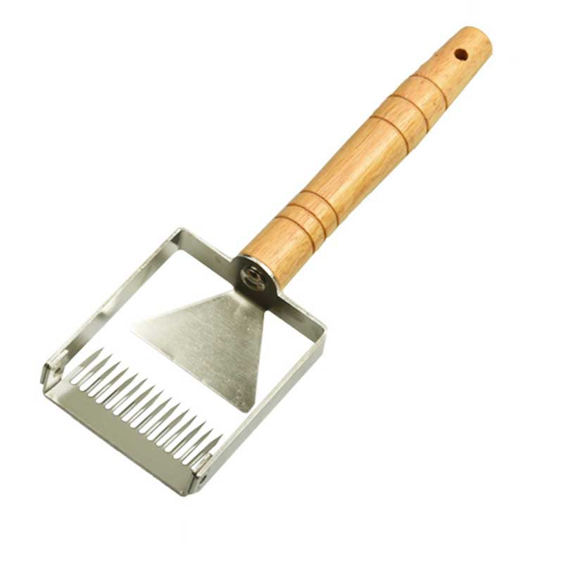 Beekeeping Tools beehive Honey cutter Uncapping Scraper Plastic handle Honeycomb Scraper Equipment Uncapping knife Fork Shovel