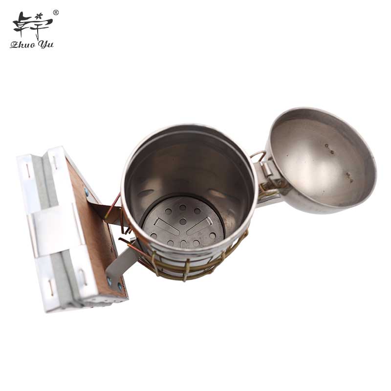 Stainless Steel Beekeeping European Smoker Bee Equipments for Beehive Drive Bees Transmitter Kit Tool Apiculture Smoke Sprayer