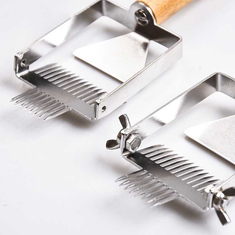 New multifunctional Uncapping Fork Stainless Steel Honey Scraper For Opening Of Honey On The Honey Comb