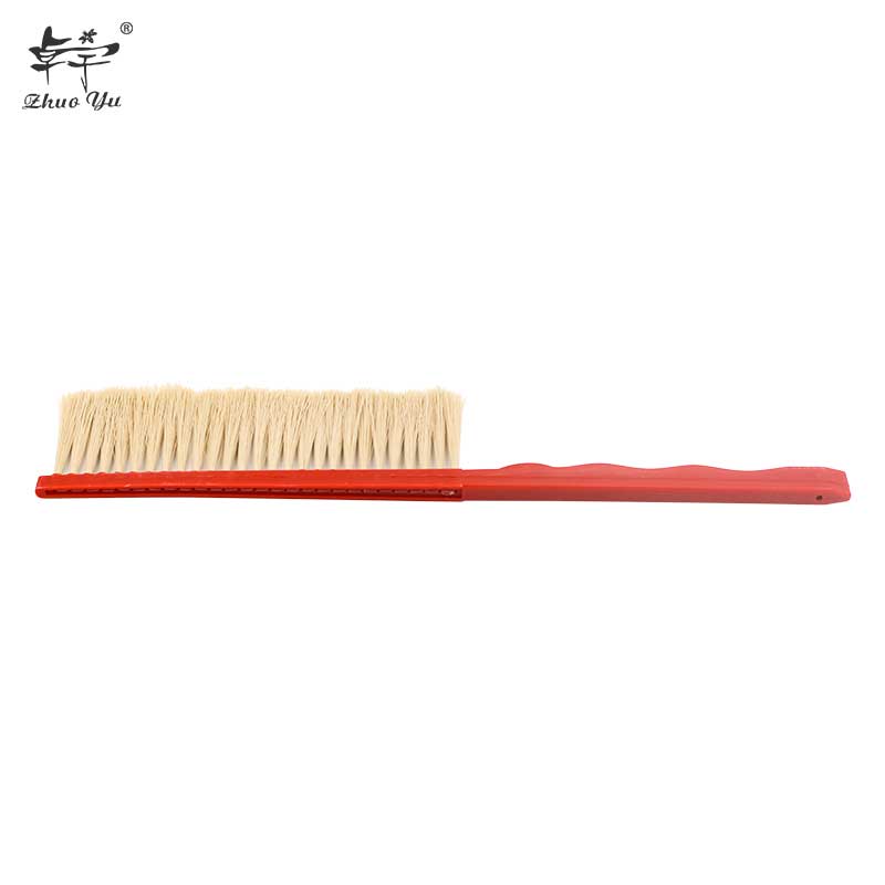 Beekeeping Tools Wood Honey Brush Wasp Bee Sweep Single Rows of Horse Tail Hair New Bee Brush 