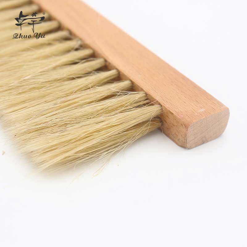 Three Row Bristle Bee Brush Bended Wooden Handle Beehive Cleaning Tools Beekeeping Apiculture Equipment Apicultura Apicoltura