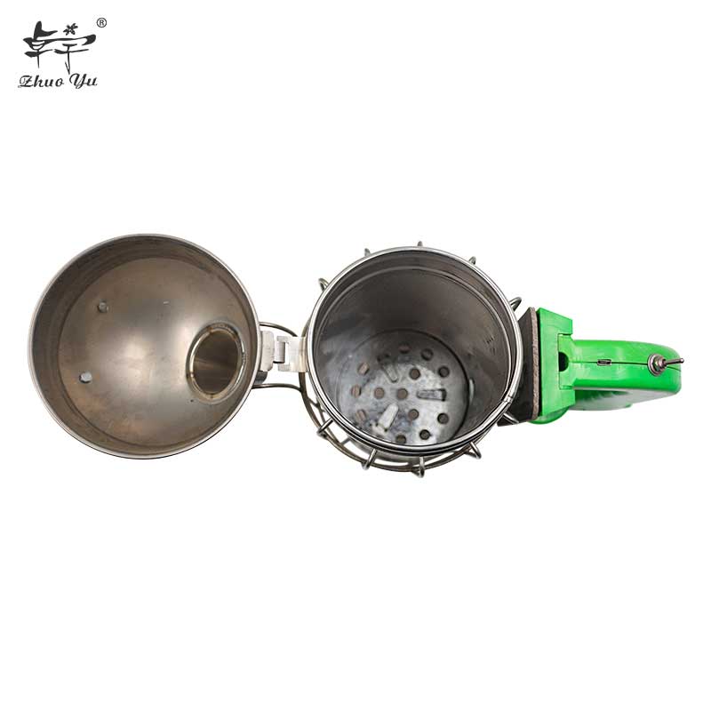 New Electrical Beekeeping Smoker Stainless Steel European Equipment Smoke Sprayer Tool Supplies for Beehive With Hanging Hook