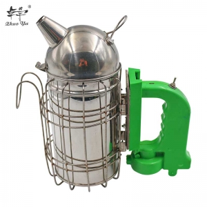New Electrical Beekeeping Smoker Stainless Steel European Equipment Smoke Sprayer Tool Supplies for Beehive With Hanging Hook