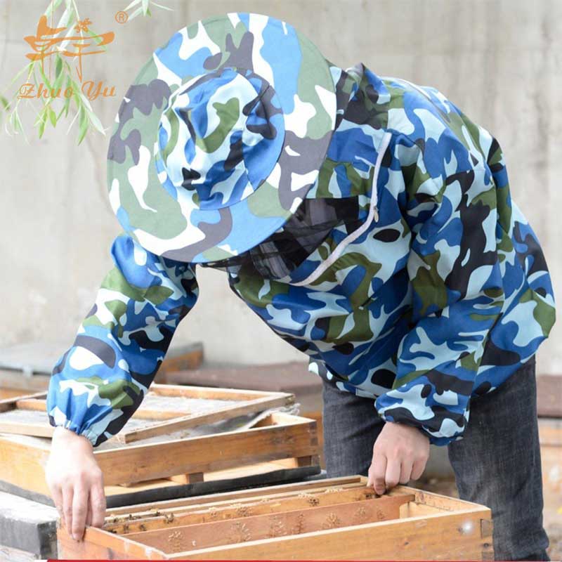 Camouflage beekeeping suit thickened
