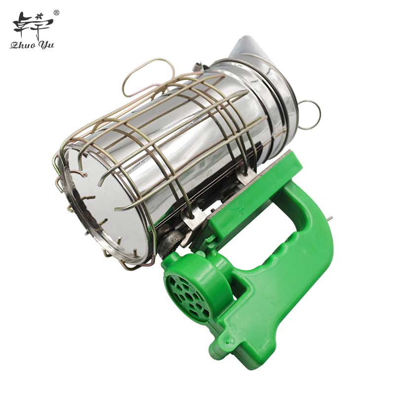 New Electrical Beekeeping Smoker Stainless Steel Equipment Hive Box Smoke Sprayer Tool Supplies for Beehive With Hanging hook