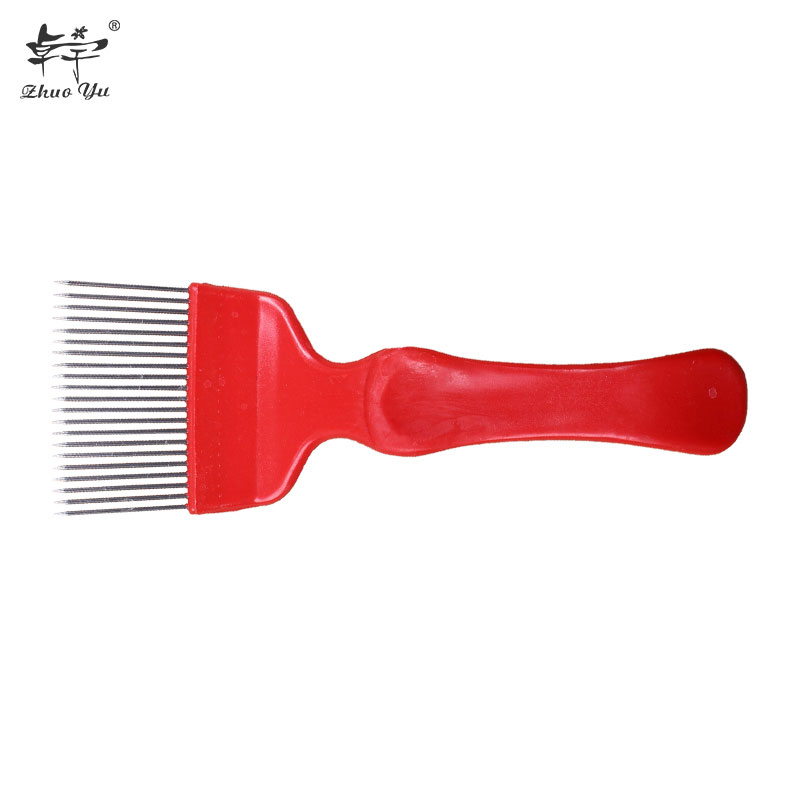Good Quality Red Handle Uncapping Fork Honey Cutter Scraper Beekeeping Tools Beehive Knife Equipment Honeycomb Tool