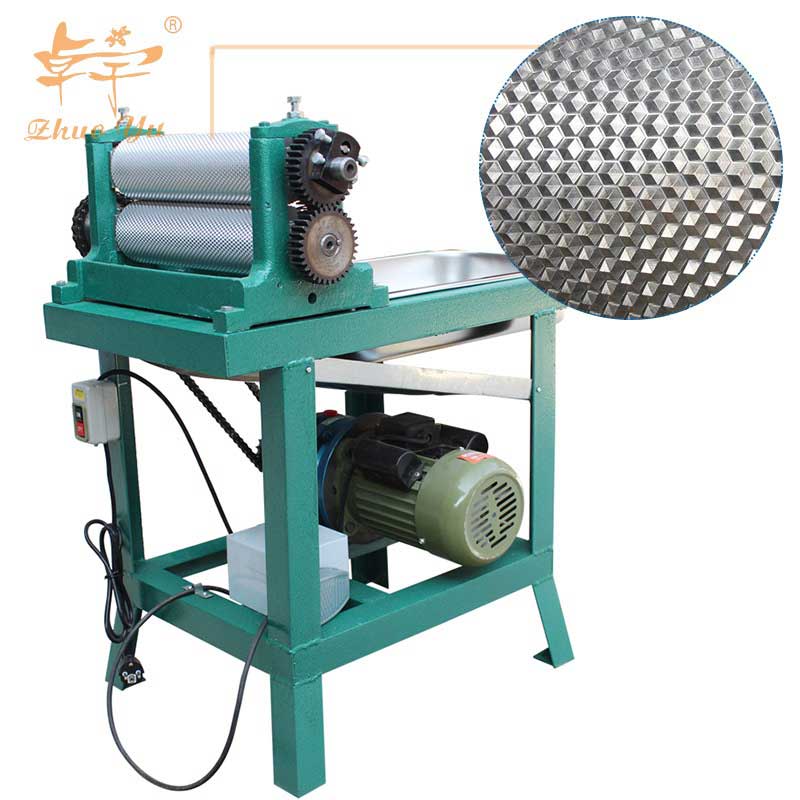 Electrical Beeswax foundation machine roller