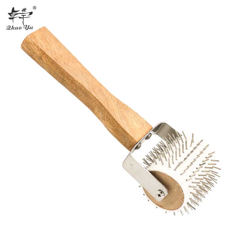 Wheel Uncapping Fork Gear Bee Honeycomb Rake Needle Roller Honey Extracting Tool Beekeeping Supplies Tools