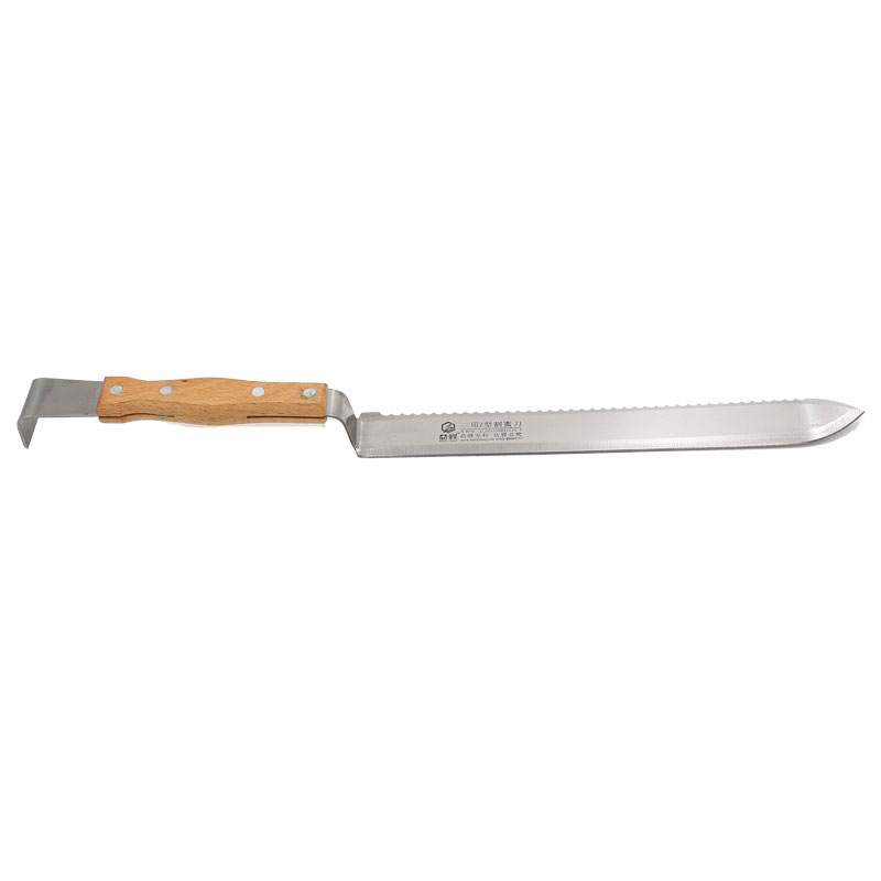 Wholesales Muti-Function Z-Shape Double Blade Plastic Handle Uncapping Honey Knife