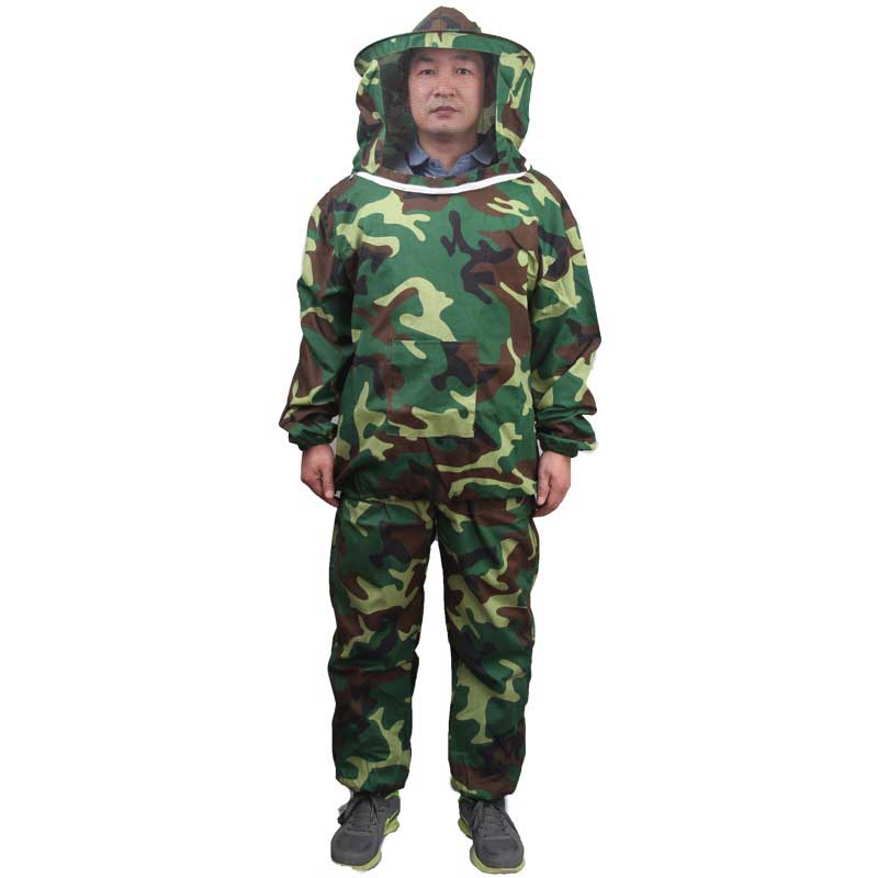 Beekeeping Tools Camouflage full Body Customized Work Anti-bee suit Breathable beekeeper suit