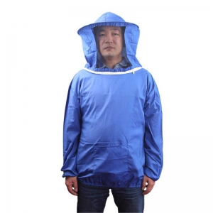 beekeeping-suit-blue-1 Beekeeping Special Breathable Clothing Anti Bee Suit Apiculture Jacket for Beekeeper