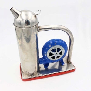Hand-operated-bee-smoker-1 Beekeeping Equipment New Design Hand-Cranked Bee Smoker Beekeeping Stainless Steel Bee Smoker