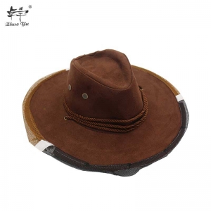 cowboy-hat-1 Beekeeping Cowboy Hat Beekeeping Protector Cap Beekeeper Fly Insect Net Cowboy Comfortable Design Anti Bee Hat