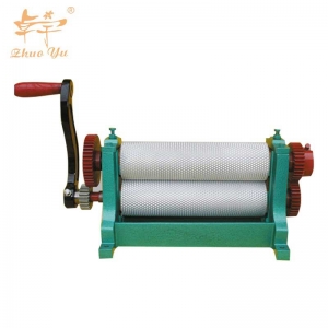 manual-beeswax-foundation-machine-1 New Manual Aluminium Alloy Stamping Beeswax Foundation Sheet Machine/Automatic Electric Beeswax Comb Foundation Rolling Machine