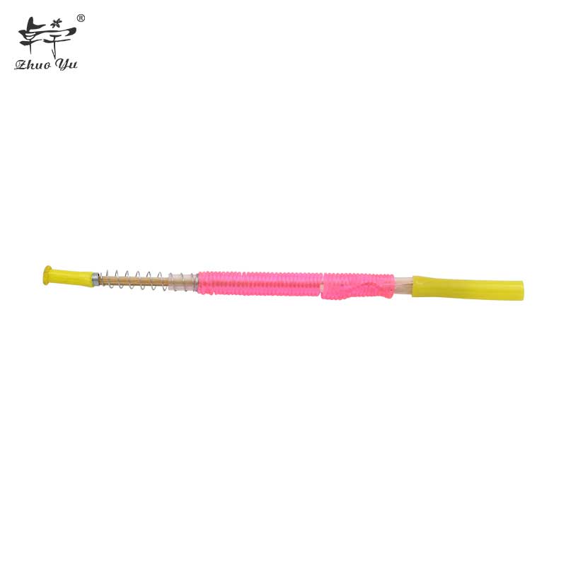 Bamboo core worm moving needle