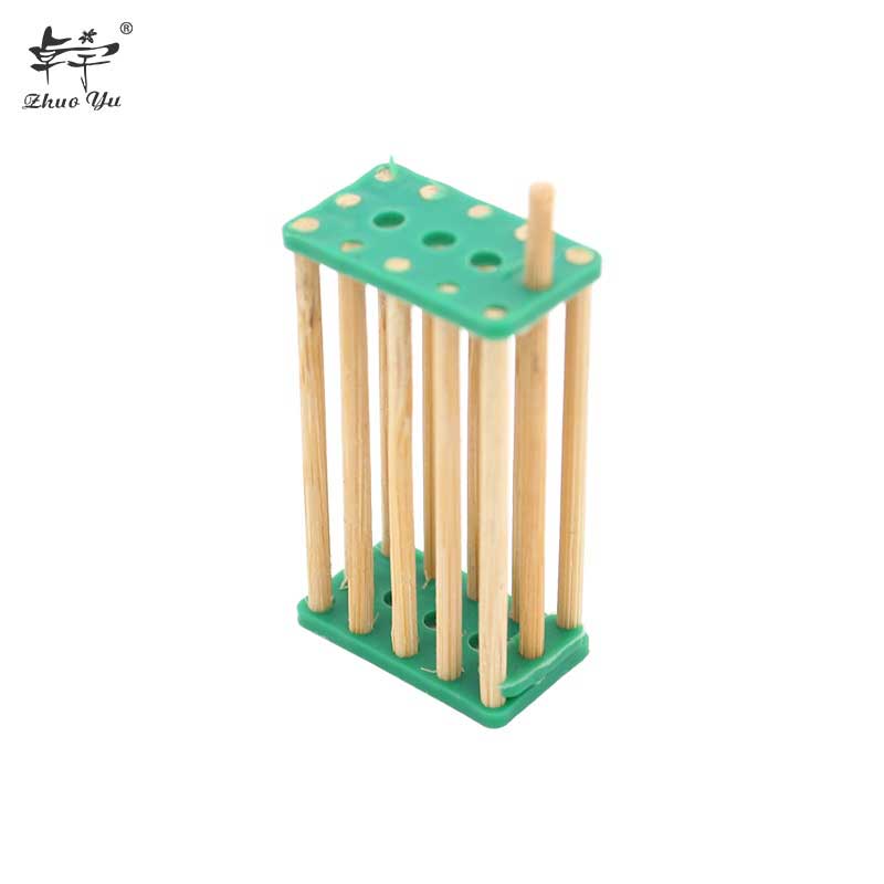 Wholesale Langstroth Beehive Apis Mellifera Bee Cage Wooden Bamboo Queen Cage for Beekeeper