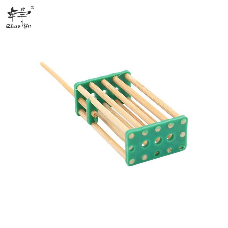 Wholesale Langstroth Beehive Apis Mellifera Bee Cage Wooden Bamboo Queen Cage for Beekeeper