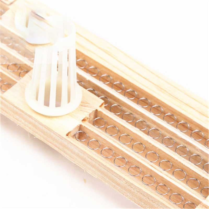 3/4/5/6/7 Rows Pollen Trap Tools With Hole Wooden Beekeeping Pollen Trap Equipment Tools