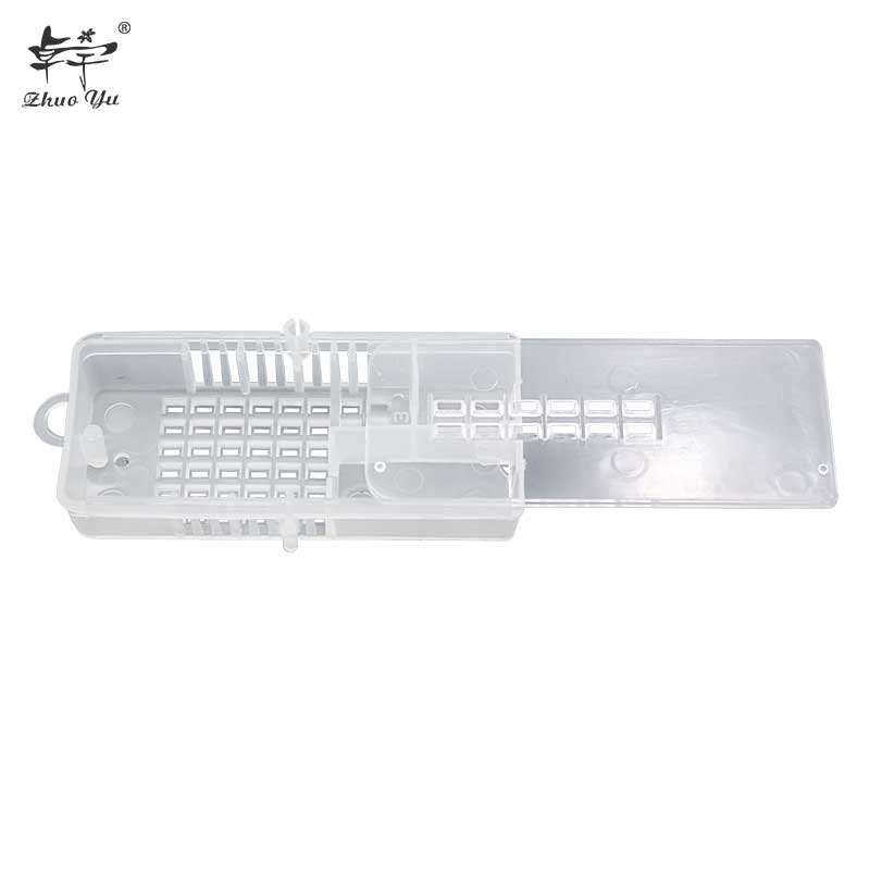 Export Slide Cover Queen Cage Push-Pull Queen Beehive Prisoners Bee Box Tools White Transparent Beekeeping Equipments