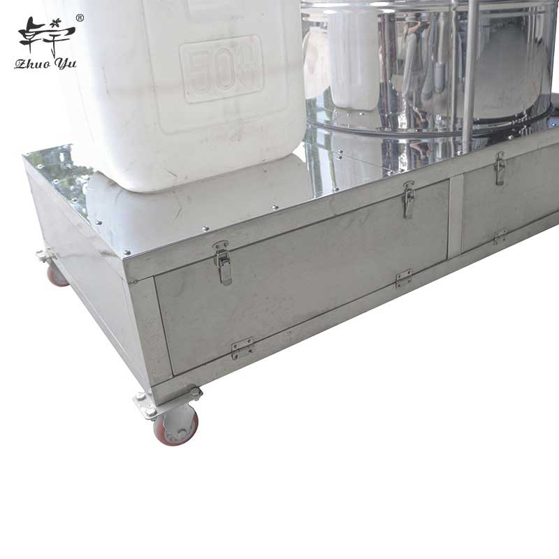 Beekeeper Supplies Household Hand-Push Four Frames Stainless Steel Electric Radial Honey Extractor Filter /Hand push honey car